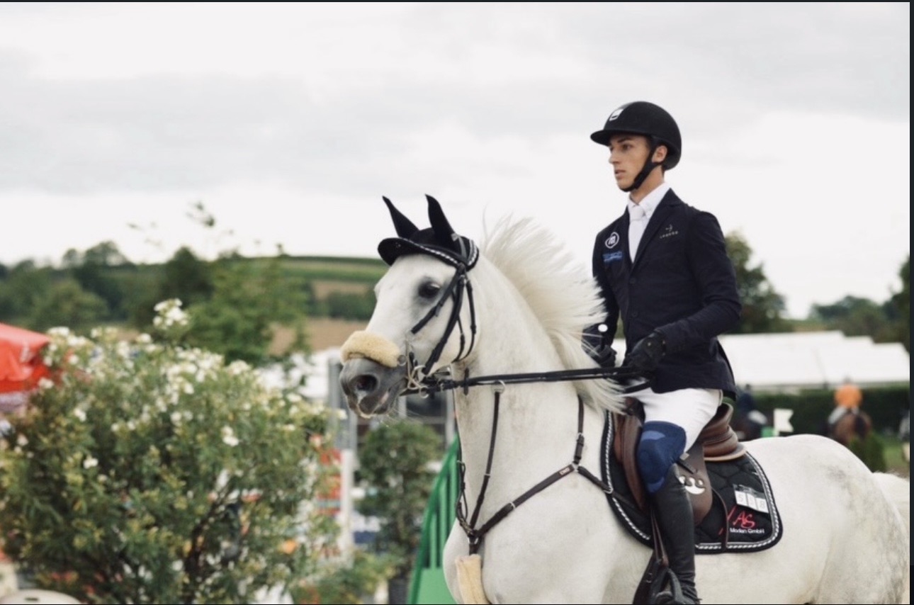 Johannes Mitsch beim Reiten
